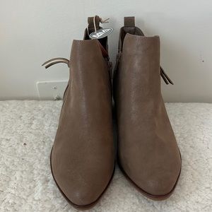 Tan Ankle Boots. New with tags